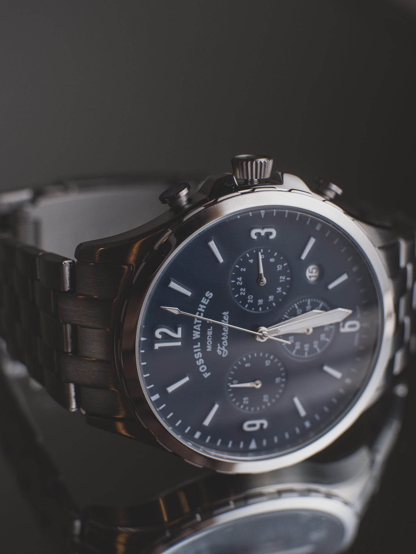 Fossil Forrester cronógrafo de acero inoxidable - FS5605