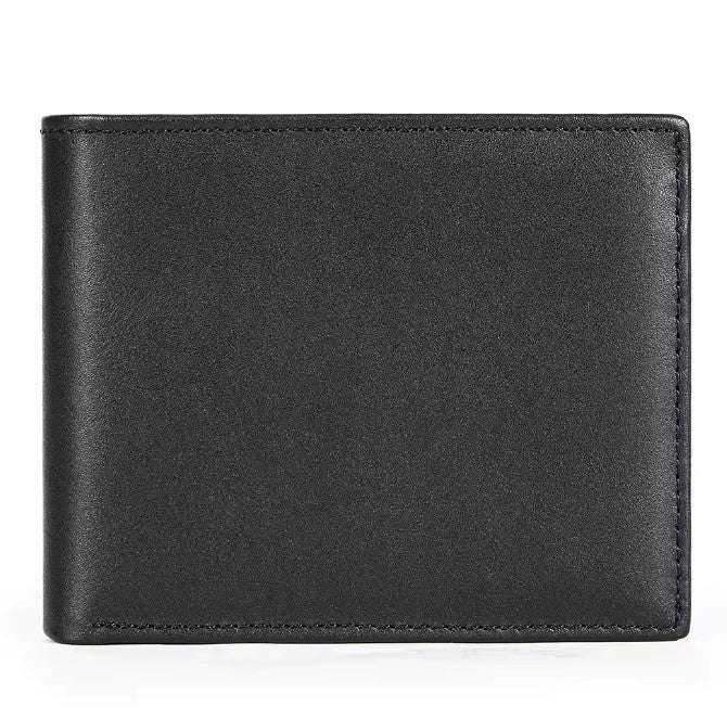 Billetera de Cuero Genuino 1166 - Negro