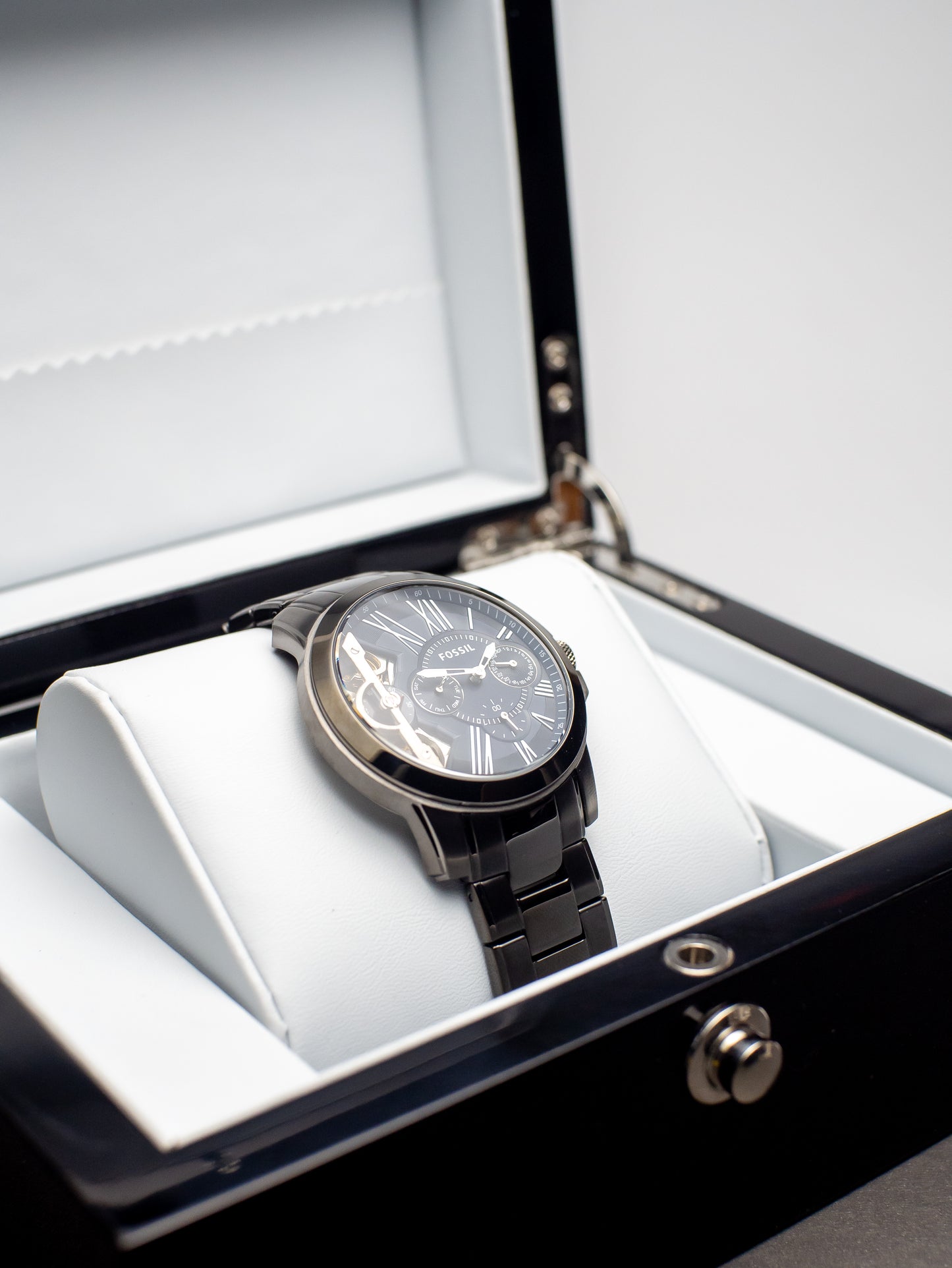 Fossil Grant Automático Multi-Función Azul ME1146