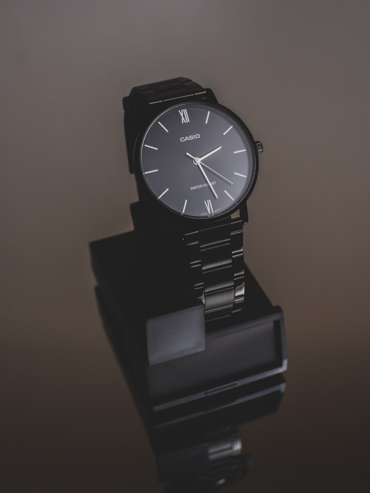 Reloj Casio Minimalista Black Ion Plated – MTP-VT01B-1B