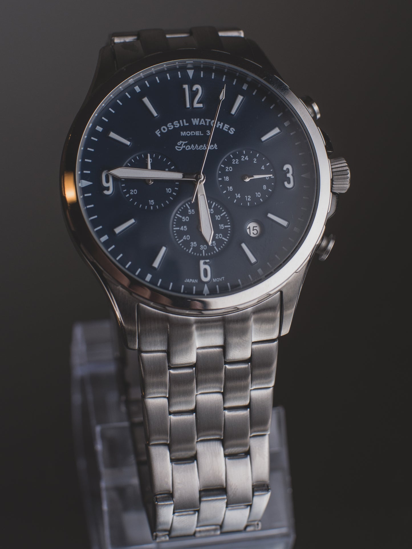 Fossil Forrester cronógrafo de acero inoxidable  - FS5605