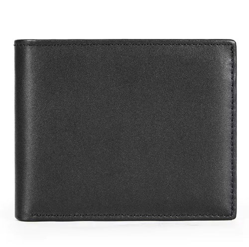 Billetera de Cuero Genuino 1166 - Negro