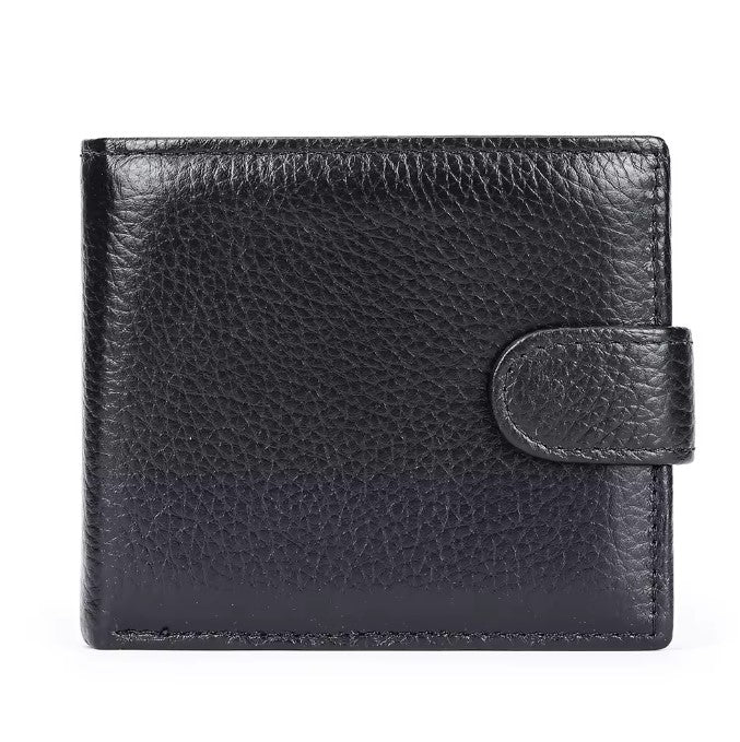 Billetera de Cuero Genuino 1176 - Negro