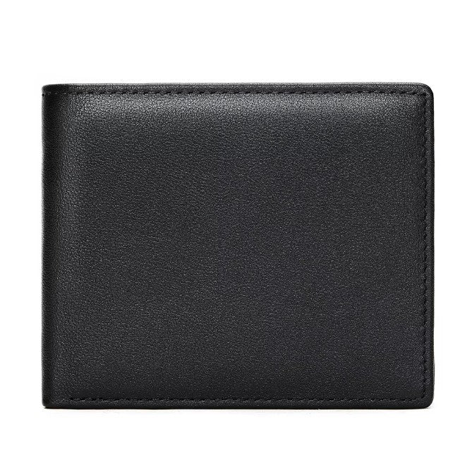 Billetera de Cuero Genuino 7444 - Negro