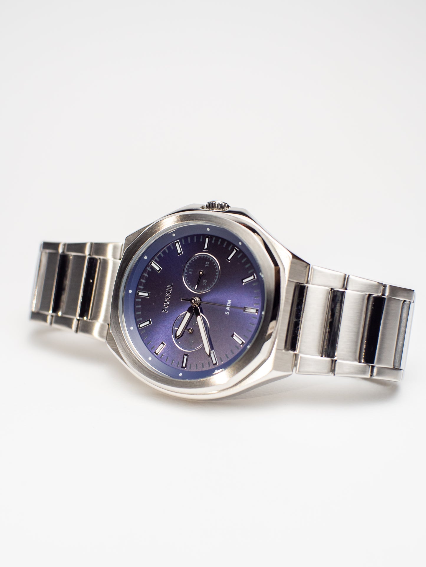 Fossil Evanston Multi-Función Azul Plateado BQ2610