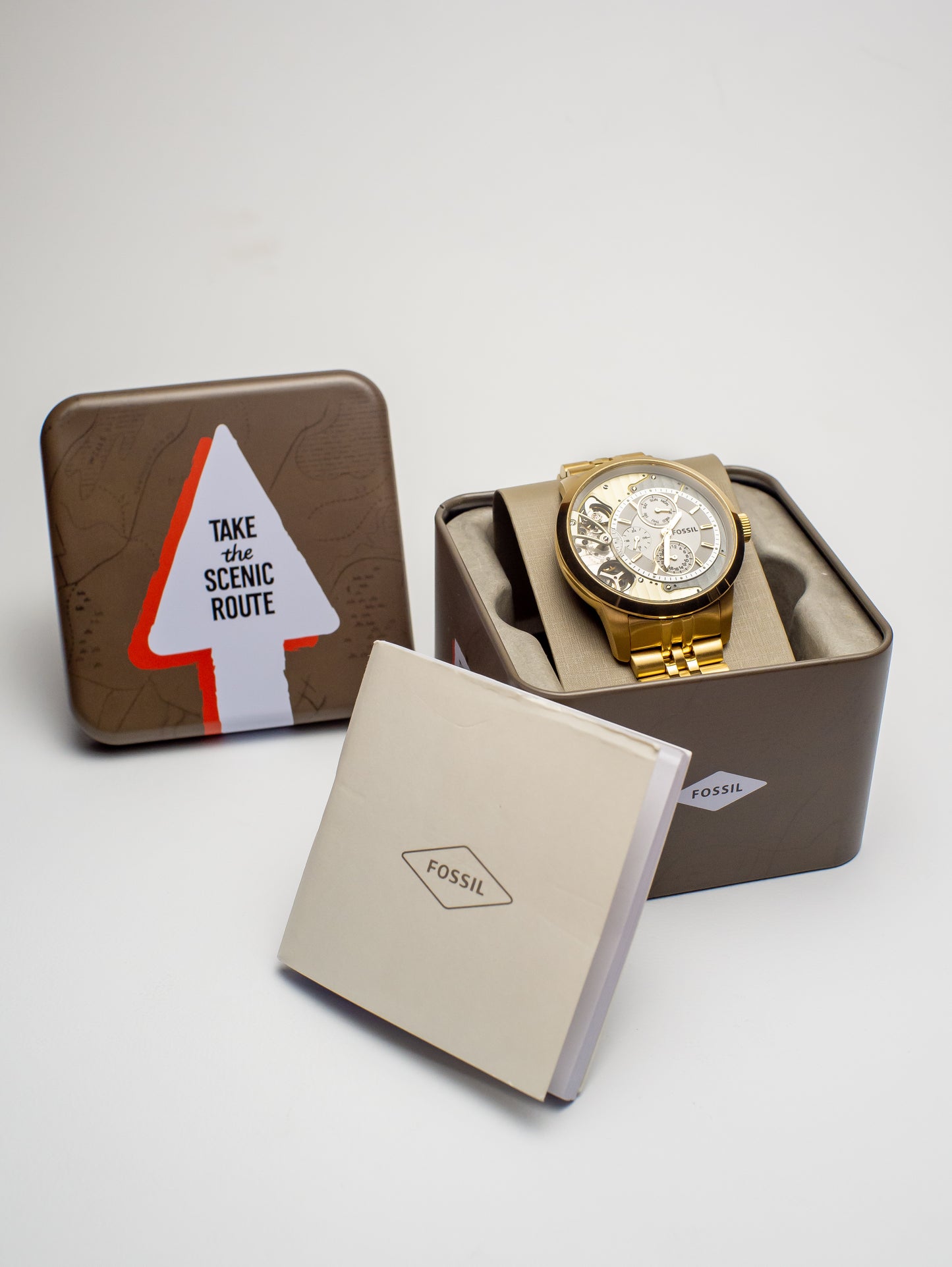 Fossil Townsman Cronógrafo Dorado ME1137