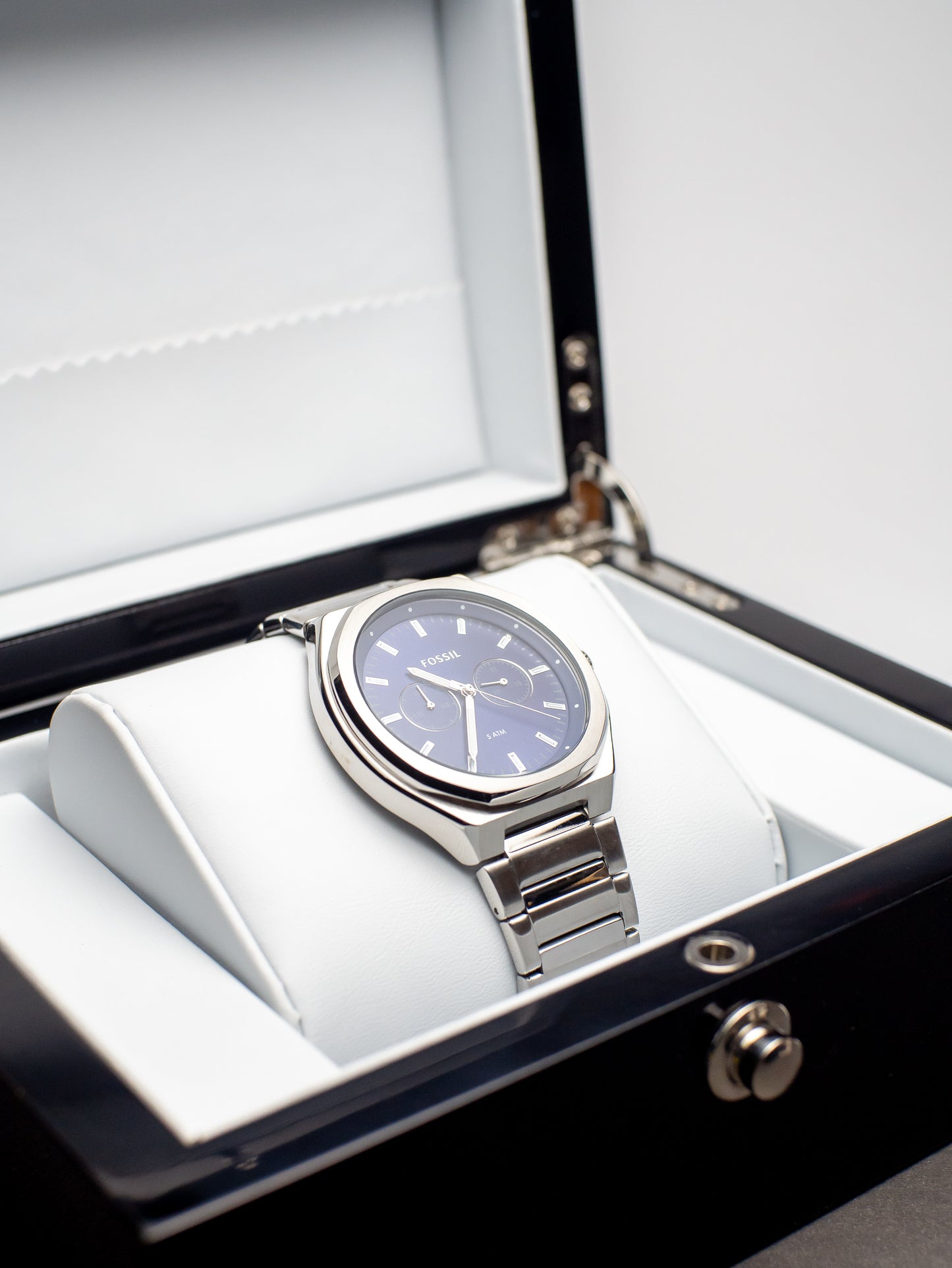 Fossil Evanston Multi-Función Azul Plateado BQ2610