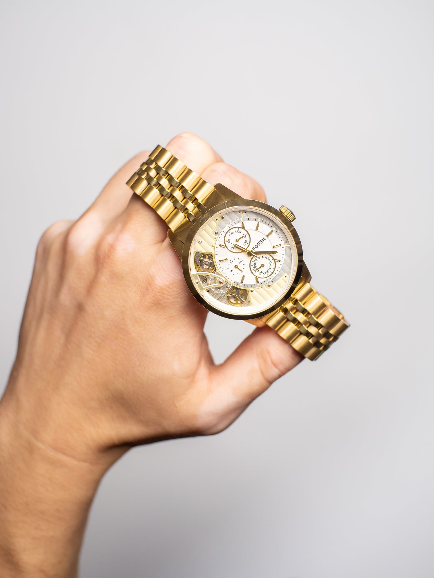Fossil Townsman Cronógrafo Dorado ME1137