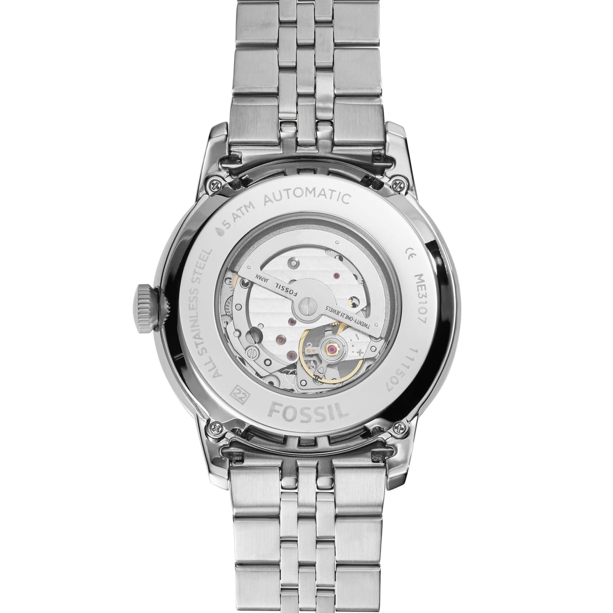 Reloj Fossil Townsman Automático – Acero Inoxidable ME3107