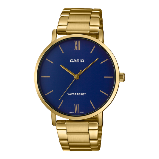 Casio MTP-VT01G-2B — vista frontal
