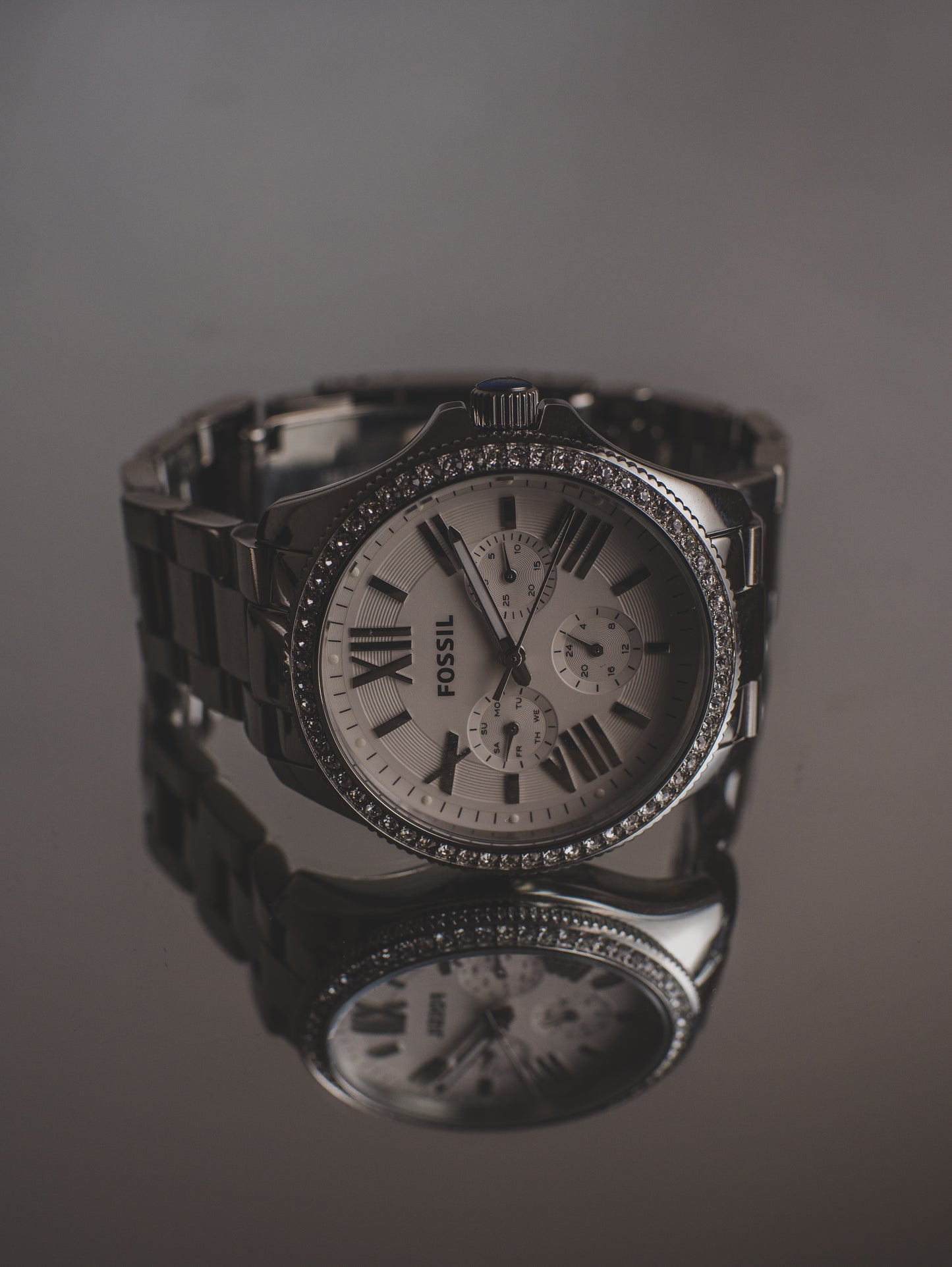 Reloj multifunción Cecile Plateado - AM4483
