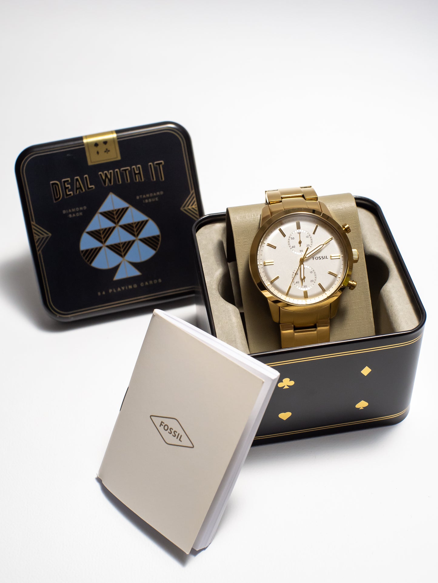 Reloj Fossil Neutra Chronograph – Acero Inoxidable Dorado FS5348