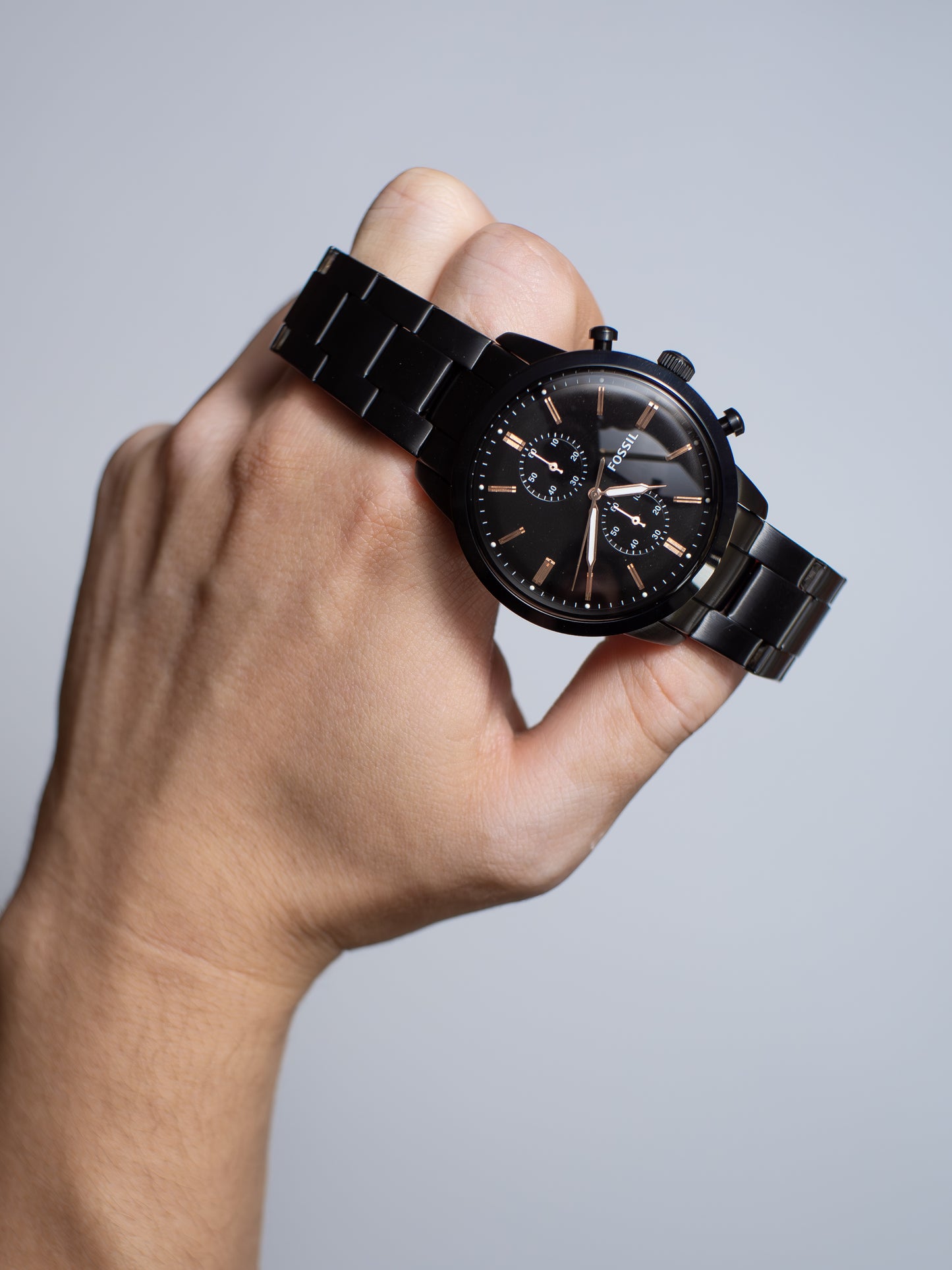 Reloj Fossil Neutra Chronograph – Acero Inoxidable Negro FS5379