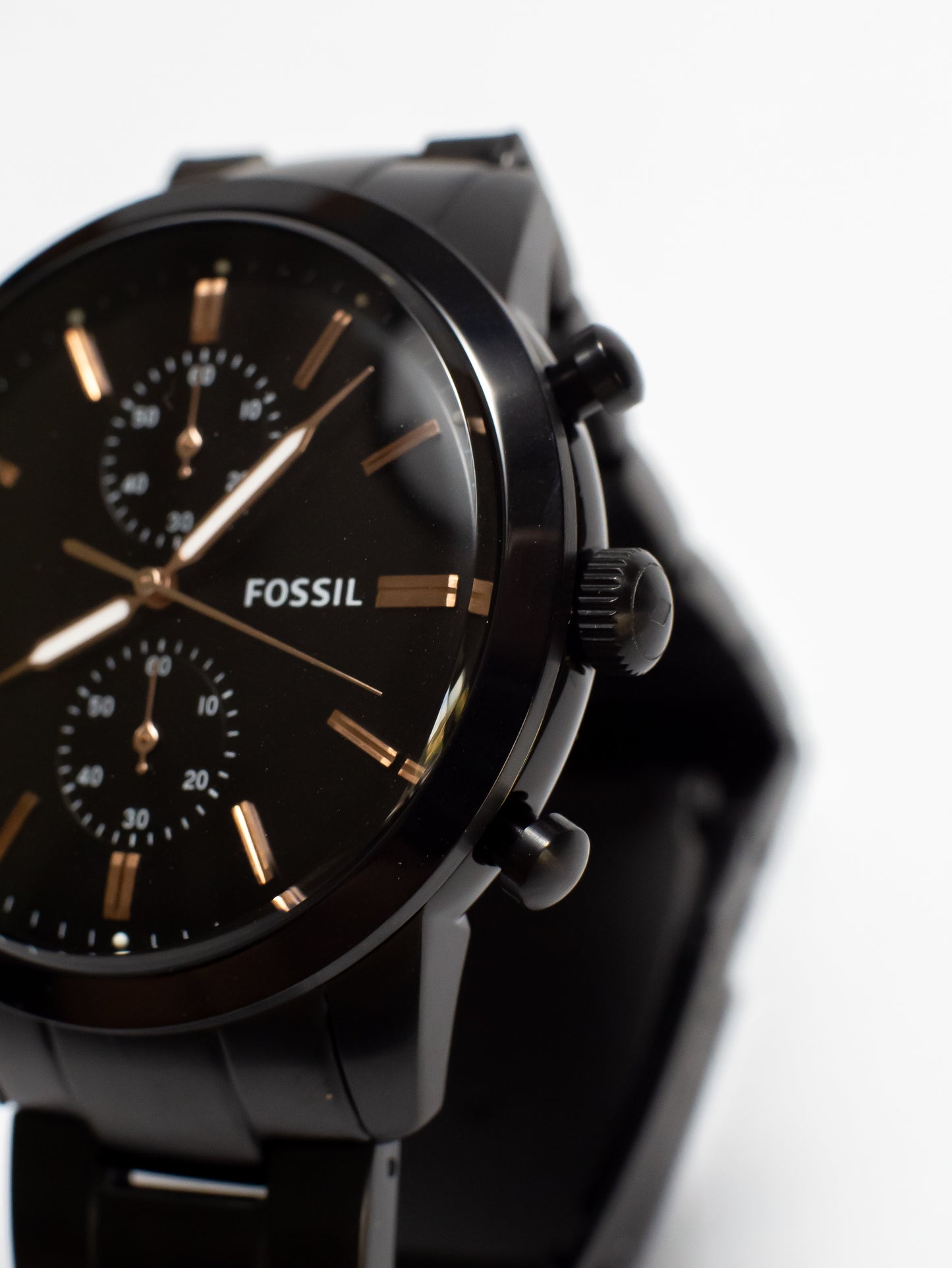 Reloj Fossil Neutra Chronograph – Acero Inoxidable Negro FS5379