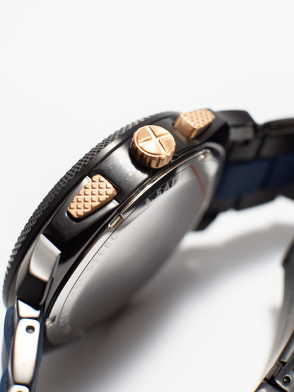 Reloj Fossil Machine Chronograph – Acero Inoxidable Azul y Negro FS5164