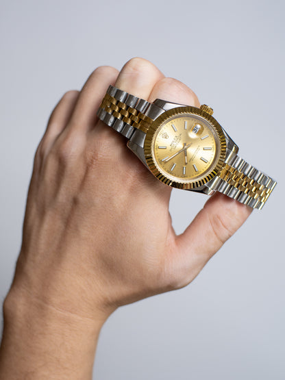 Rolex Datejust 41 – Rolesor Amarillo y Brazalete Jubilee (126333)