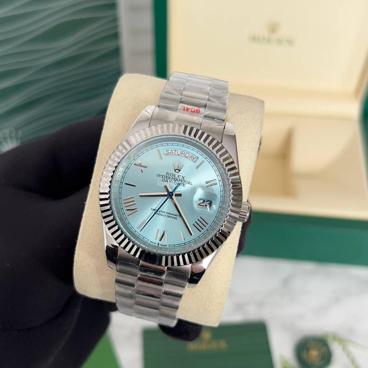 Reloj Rolex Day Date Blue Light