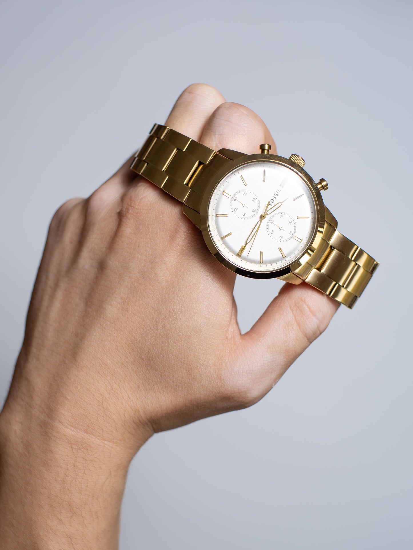 Reloj Fossil Neutra Chronograph – Acero Inoxidable Dorado FS5348