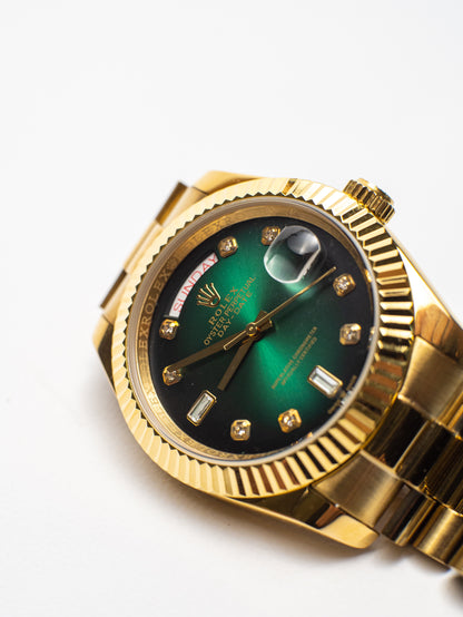 Rolex Day-Date 36/40 Oro Amarillo – Esfera Verde