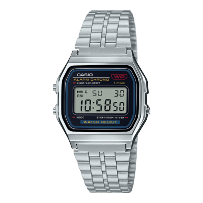 Casio A159W — vista frontal