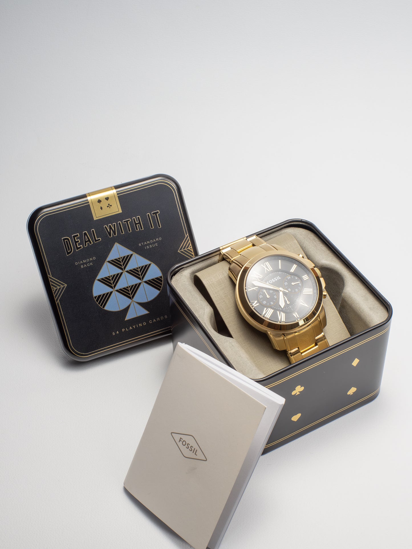 Reloj Fossil Grant Chronograph – Acero Inoxidable Dorado FS4815