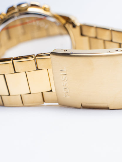 Reloj Fossil Grant Chronograph – Acero Inoxidable Dorado FS4815