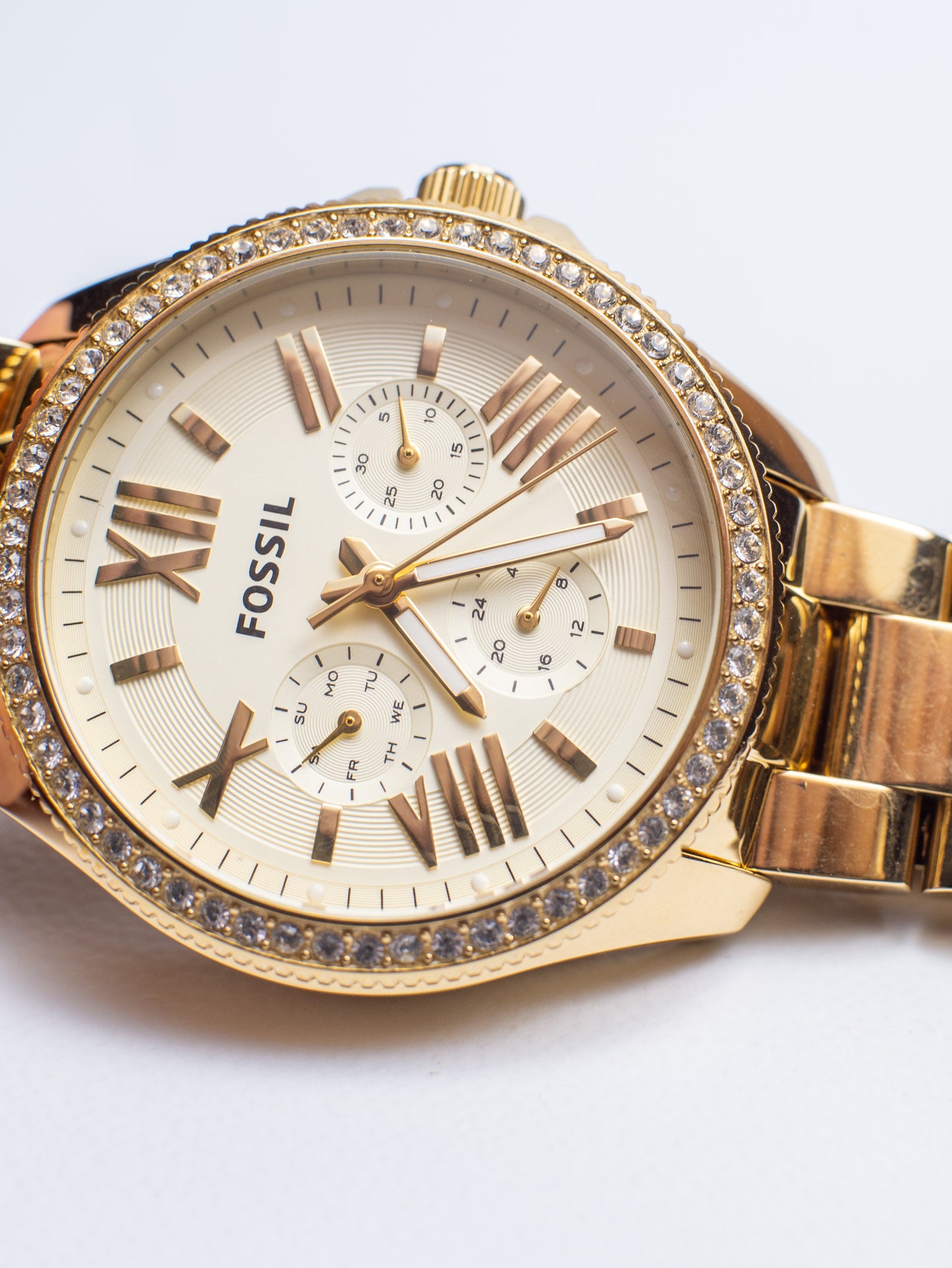 Reloj Fossil Cecile para Mujer - Multifunción en Acero Dorado - AM4482