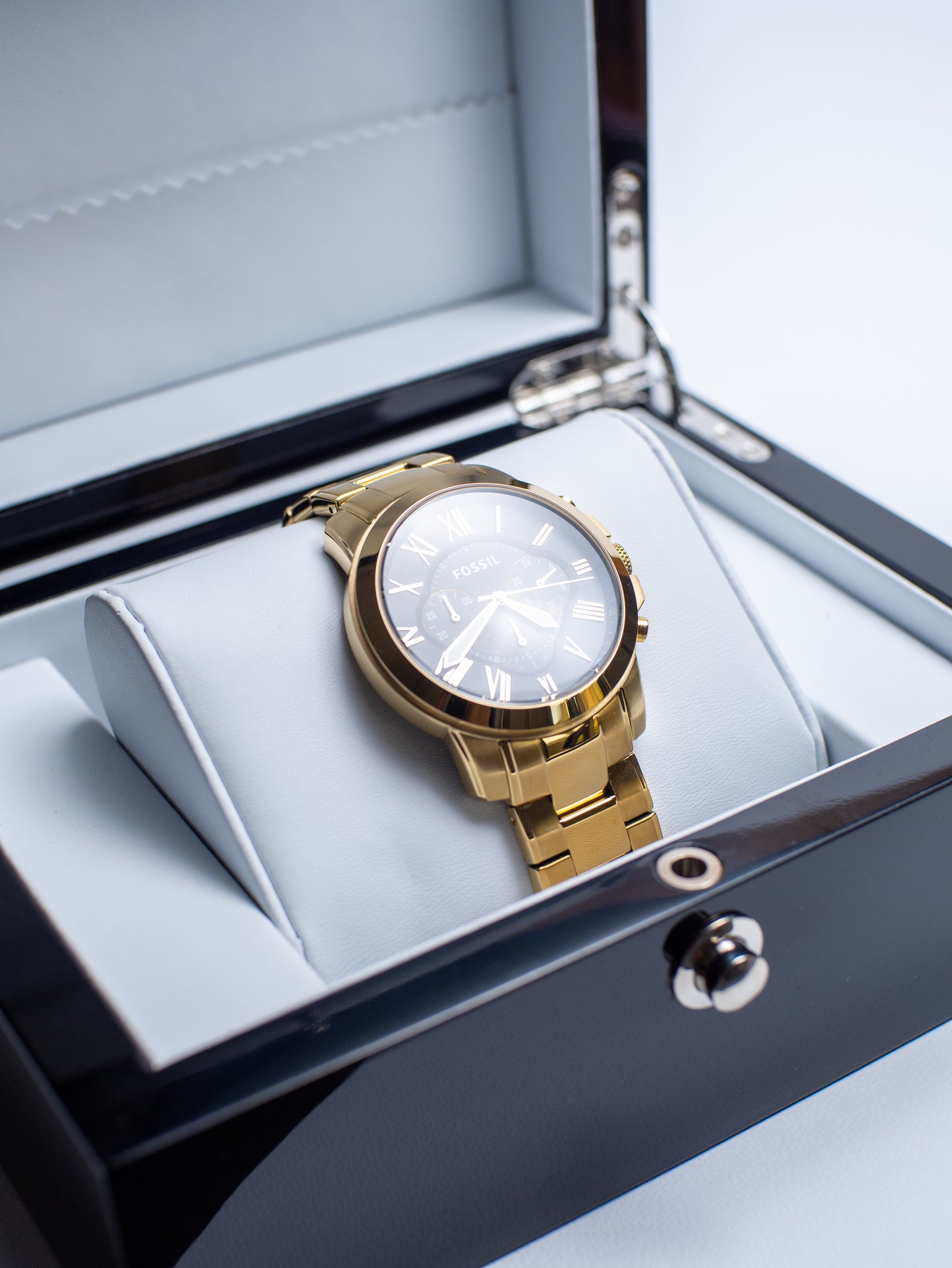 Reloj Fossil Grant Chronograph – Acero Inoxidable Dorado FS4815