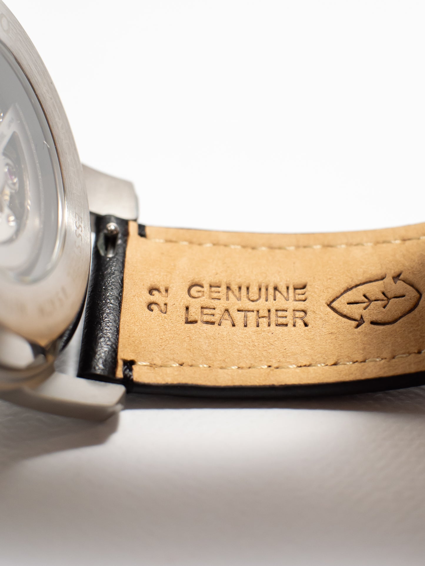 Reloj Fossil Grant Automático – Esqueleto de Cuero Negro ME3101